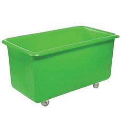 Manutan Premium mobile truck, green, 445 litre capacity | Buy Online | Manutan | Fisher Scientific