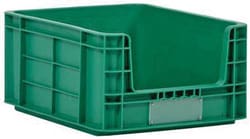 Manutan Green stacking container. Lxwxh 490x400x240mm, Quantity: Each