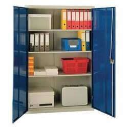 Manutan Multi-purpose cupboard. O/a hxwxd 72x48x18in., Quantity: Pack of