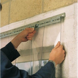 Manutan Bolt on flexidor strip. Wxd 300x3mm - length 50m, Quantity: Each