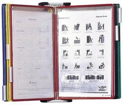 Manutan Tarifold technic wall unit + 5 a4 assorted pockets, Quantity: Each