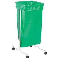 Manutan Basic open. Mobile sack holder capacity 110ltrs, Quantity: Each
