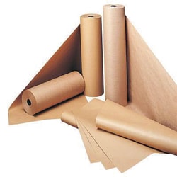 Manutan Imitation kraft paper. Roll wxl 900mm x 200m, Quantity: Each