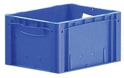 Manutan XL Euro stacking container, 25.6L capacity, closed front/solid | Buy Online | Manutan | Fisher Scientific