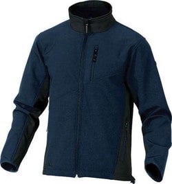 Manutan Lulea softshell jacket, navy, small | Buy Online | Manutan | Fisher Scientific