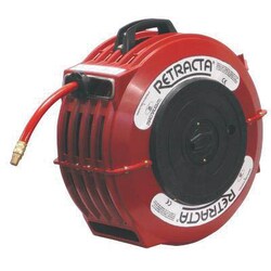 Manutan Auto-rewind hose reel. Cold wash application.Hose id 12.5mm, Quantity: