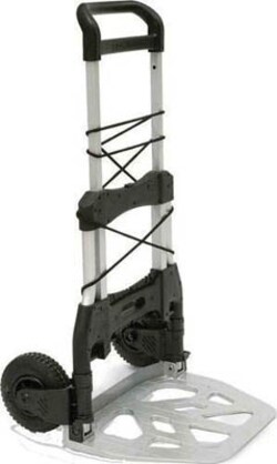 Manutan Foldable aluminium sack truck. Capacity 250kg, Quantity: Pack of