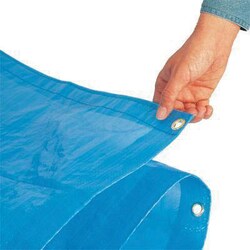 Manutan Blue polyethylene tarpaulinlxw 9.0 x 14.0 meters, Quantity: Pack