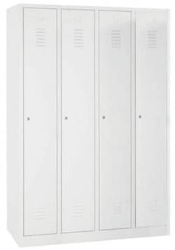 Manutan Ekwo 4 nest locker 1800x1170x500mm gry/gry onplinth, Quantity: