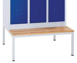 Manutan Ekwo bench/stand for 1185mm wide locker grey, Quantity: Each