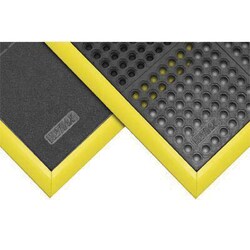 Manutan Bevelled male edge - black, Quantity: Pack of 1