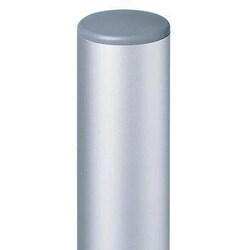 Manutan Aluminium round post. H x dia. 3.5m x 76mm, Quantity: Pack of 1