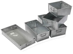 Manutan Steel tote pan, 150mm x 255mm x 305mm 150 x 255 x 305 mm | Buy Online | Manutan | Fisher Scientific