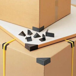 Manutan X1000 Open corner protective profile 65x65x28mm., Quantity: Pack