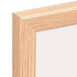 Manutan&nbsp;Eco-friendly whiteboards, Light oak framed, 600mm x 900mm