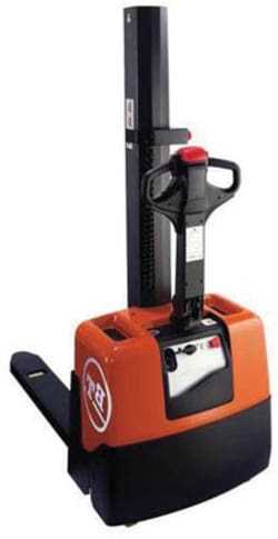 Manutan Bt pwrd stacker straddle cap 1000kg frk l 1150mm, Quantity: Each