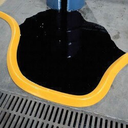 Manutan Spillblocker dike - black length 3m, Quantity: Pack of 1