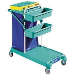 Manutan Standard cleaning trolley. Hxwxd 1020x530x950mm, Quantity: Each
