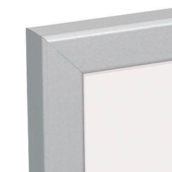 Manutan&nbsp;Eco-friendly whiteboards, aluminum effect framed, 600mm x 900mm