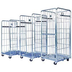 Manutan 3 sides & 1 hinged side roll pallet. Hxwxd 1815x71, Quantity: Pack