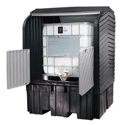 Manutan Ibc roll top hardcover hxwxd 2440x1640x1570, Quantity: Each