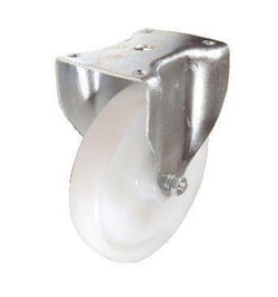 Manutan Nylon fixed castor, wheel diameter 150mm, roller bearing | Buy Online | Manutan | Fisher Scientific