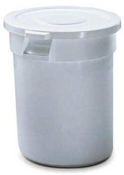 Manutan Polyethylene container. 75ltr . White, Quantity: Each