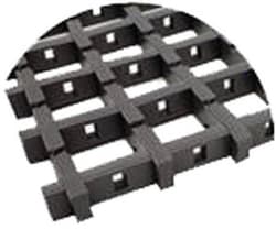 Manutan Red l.duty industrial safety matting. Roll lxw 5m, Quantity: Each