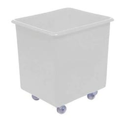Manutan&nbsp;Premium mobile truck, white, 135 litre capacity