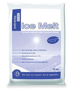 Manutan 10kg bag ice melt, Quantity: Pack of 1