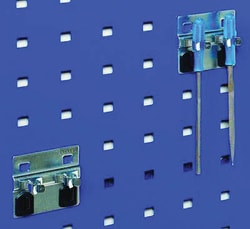 Manutan X10 Pack of 10 double clips. Dia 6mm, Quantity: Pack of 10