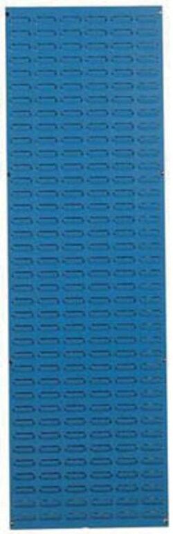 Manutan Blue louvre panel. O/a hxw 1500x457mm - per 2, Quantity: Pack of