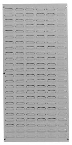 Manutan Grey louvre panel. O/a hxw 1000x457mm - per 2, Quantity: Pack of