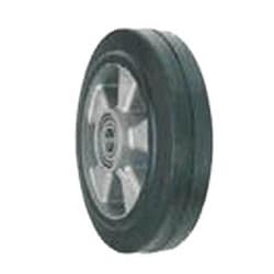 Manutan Pallet truck steer wheel, aluminum centre/elastic rubber tyre, 200mm | Buy Online | Manutan | Fisher Scientific