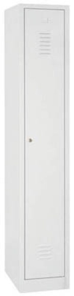 Manutan Ekwo locker. 1800x315x500mm gry/gry on plinth, Quantity: Pack of