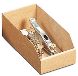 Manutan X50 Pack 50 cardboard stok boxes. O/a hxwxd 115x135x300mm, Quantity: