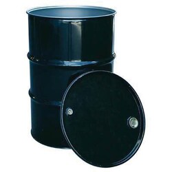 Manutan 210 litre open top 45 gallon drum. Hxdia 870x610mm, Quantity: Pack