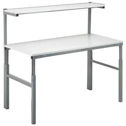 Manutan Wkbench with shelf h frame hght a/justble 1500x900, Quantity: Each
