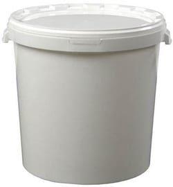 Manutan Bucket with lid, 30 litre capacity 30 L | Buy Online | Manutan | Fisher Scientific