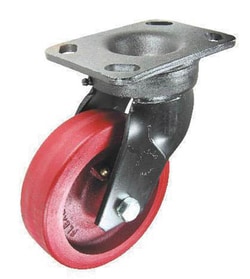 Manutan Heavy duty steel castor, 150mm diameter, swivel 150 mm | Buy Online | Manutan | Fisher Scientific