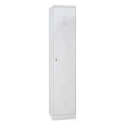 Manutan Ekwo clean/dirty locker with plinth, grey, hasp lock, 415mm wide | Buy Online | Manutan | Fisher Scientific