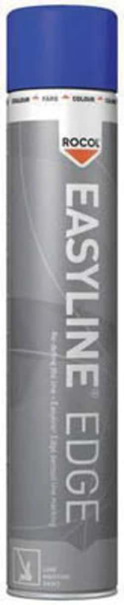 Manutan Blue easyline line marking paint - 750ml aerosol, Quantity: Pack