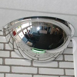 Manutan Half hemispherical internal mirror. Size 800mm dia, Quantity: Pack