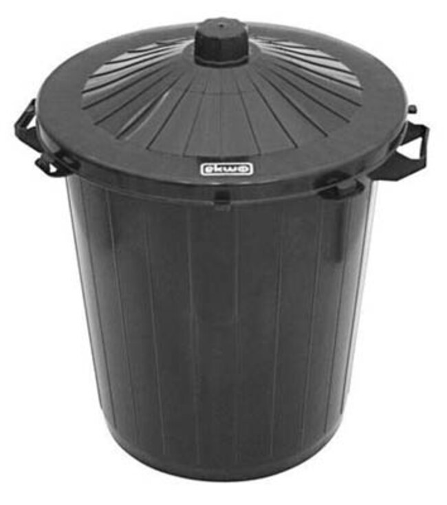 Key Industrial Equipment™ Plastic refuse bin, Ekwo, 75 litre capacity