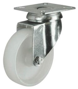 Manutan Single wheel fixing plate, pressed steel | Buy Online | Manutan | Fisher Scientific