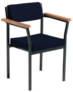 Manutan Peat tweed low back chair with arms., Quantity: Pack of 1