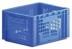 Manutan XL Euro stacking container, 82.3L capacity, closed ventilated | Buy Online | Manutan | Fisher Scientific