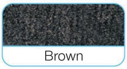 Manutan Brown polyplush mat. Lxw 900x600mm, Quantity: Pack of 1