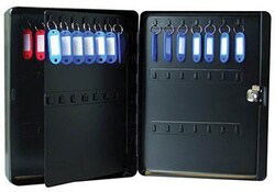 Key Industrial Equipment Key cabinet for 50 keys, black, Quantity: Each