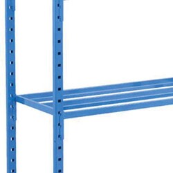 Manutan Heavy duty tubular steel shelf. Wxd 1000x500mm, Quantity: Each